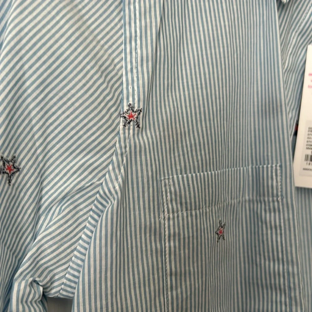 NWT Lily Pulitzer Sea View Button Down- Seaside Star - Picture 8 of 10